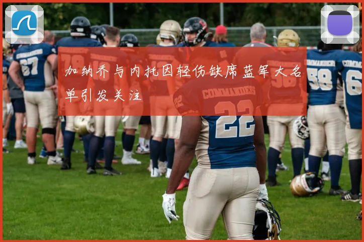 加纳乔与内托因轻伤缺席蓝军大名单引发关注